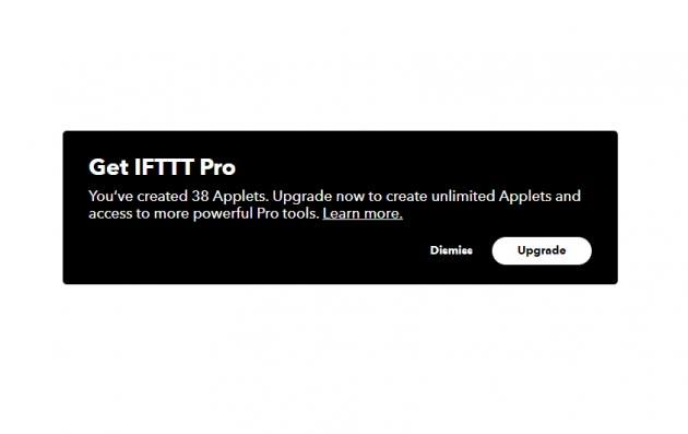 Mer informasjon om "IFTTT reduserer gratis-tilbudet betydelig"